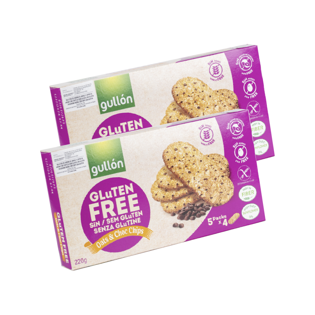 2X1 GULLON GALLETA DESAYUNO AVENA CON CHIPS SIN GLUTEN 220G