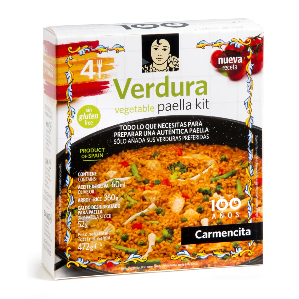 CAR. PAELLA KIT VERDURA 492G ESTUCHE - 4 RACIONES