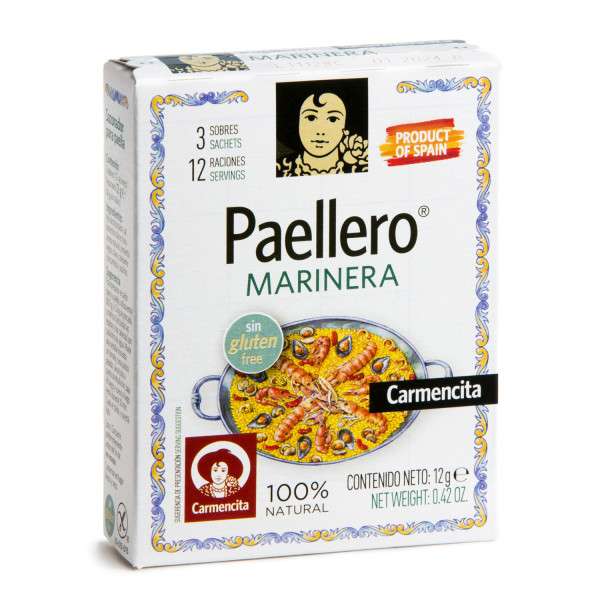 PAELLERO MARINERA 12G ESTUCHE 3 SOBRES -CARMENCITA