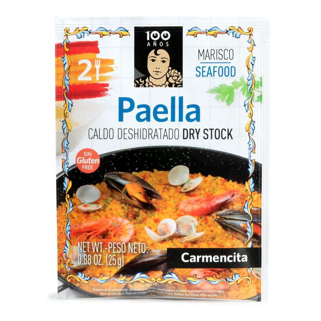 CALDO DESHIDRATADO PAELLA MARISCO 25G SOBRE - 2 RACIONES-CARMENCITA