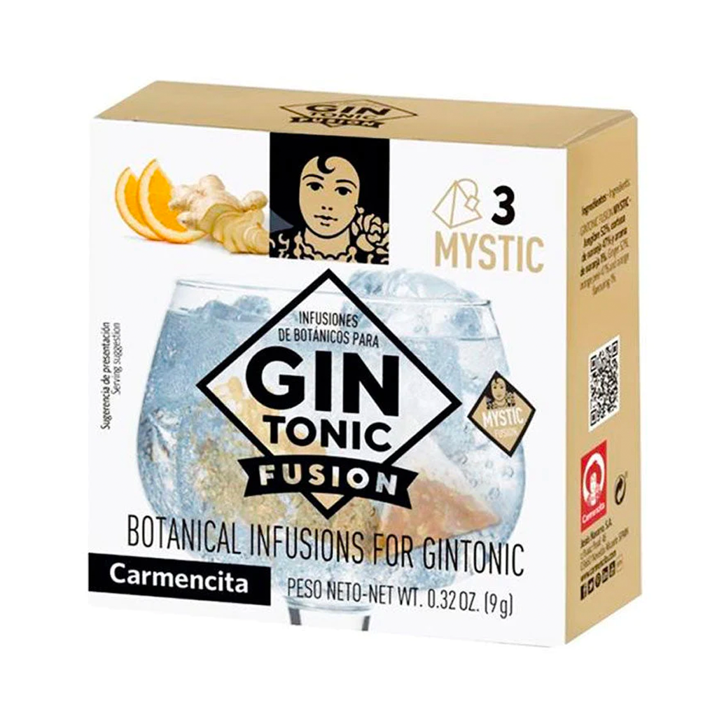 GINTONIC INFUSION MYSTIC 3 PIRÁMIDES 9G ESTUCHE- CARMENCITA