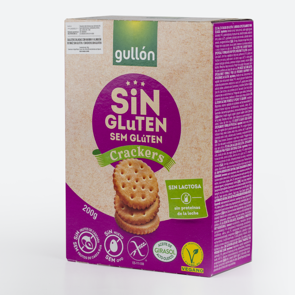 GULLON GALLETA CRACKERS SIN GLUTEN 200G